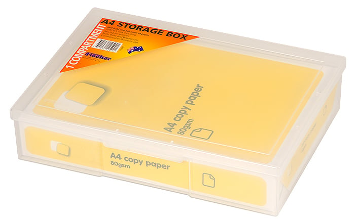 FISCHER PLASTIC 1H031 1 COMPARTMENT STORAGE BOX SMALL PLASTIC CASE